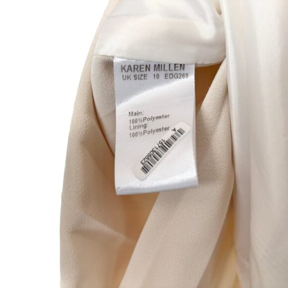 Super Chic karen Millen Cream corporate Dress - Picture 8 of 8
